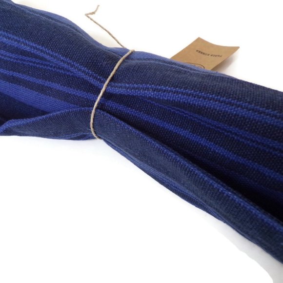 Levi’s x Target Table Runner Navy Striped Blue cotton 14 x 72 NEW - Picture 4 of 4